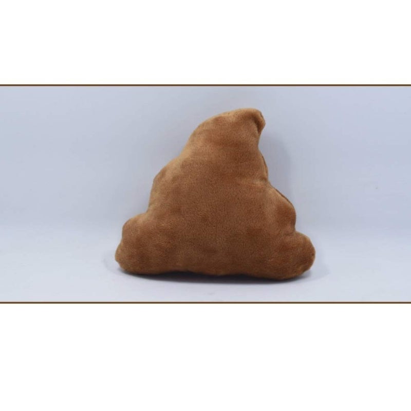 CheeseandU 2Pack Pet Dog Squeak Toy Funny Face Expression Plush Poop Shape Stuffing Squeaking Puppy Playtoy for Small Dogs Puppy - Image 3